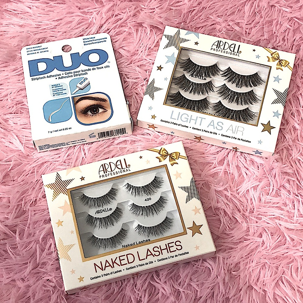 ARDELL NAKED LASHES & LIGHT AS AIR LASHES with DUO Lash Adhesive Bundle